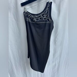 One shoulder Black dress size medium